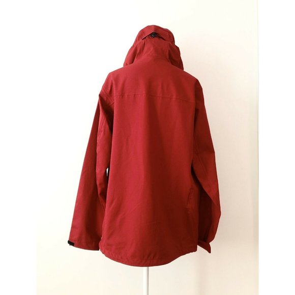 Cole Haan Grand.ØS Windbreaker Shell Jacket Red - Picture 4 of 8
